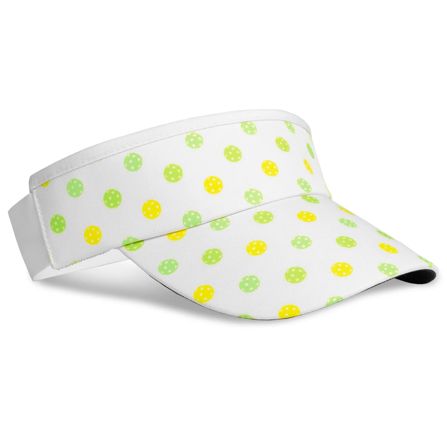 White Neon Performance Pickleball Visor