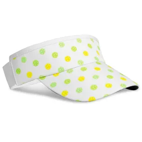 White Neon Performance Pickleball Visor