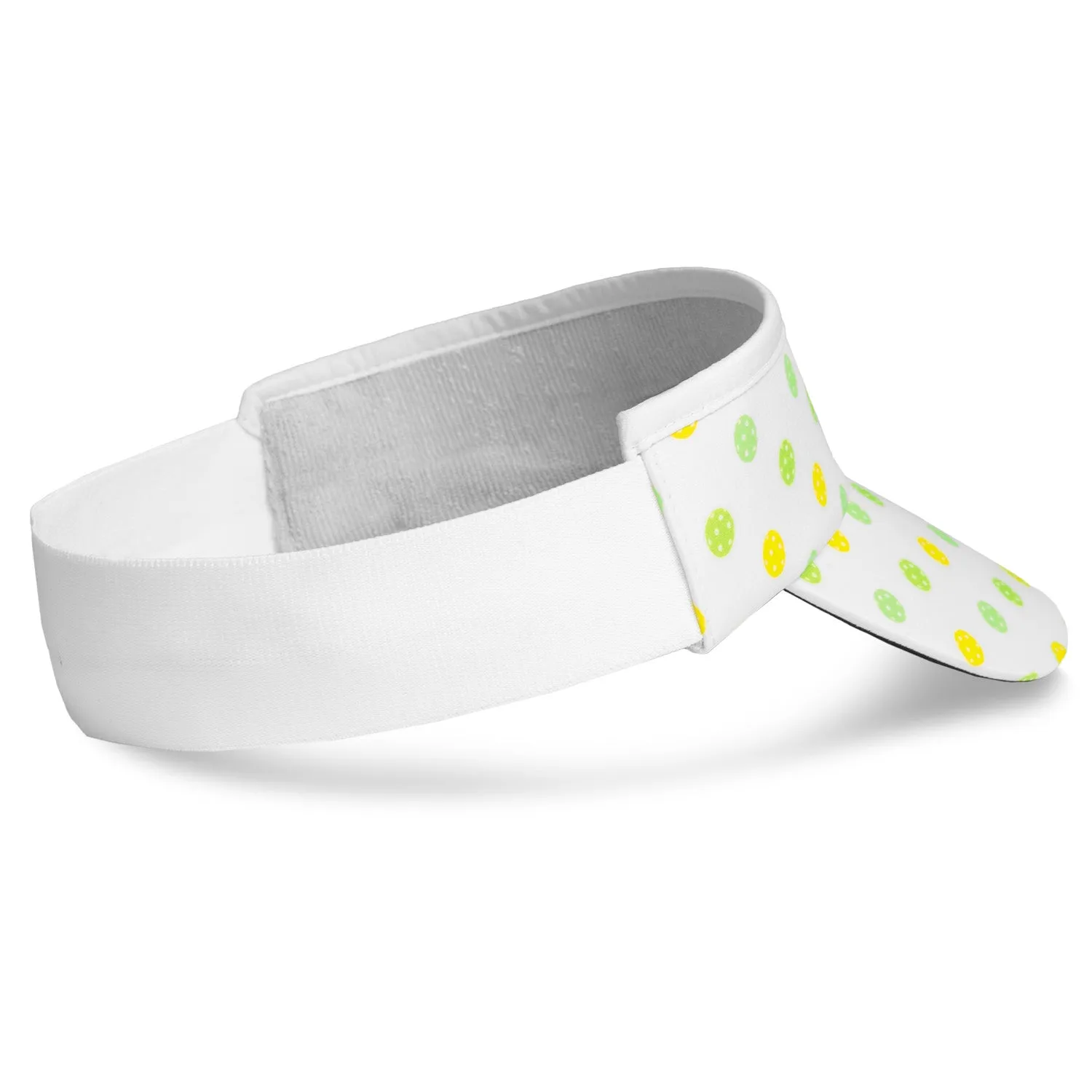 White Neon Performance Pickleball Visor